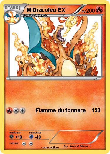 Pokemon M Dracofeu EX