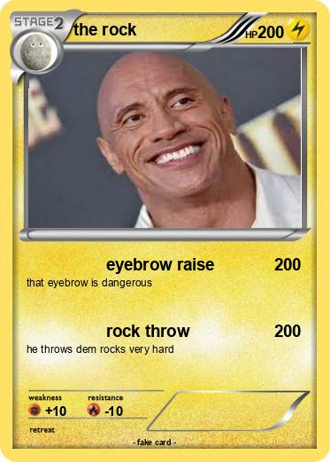 Pokemon the rock