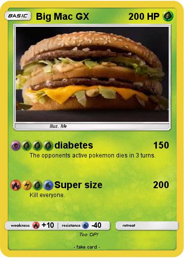 Pokemon Big Mac GX