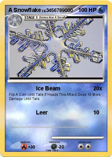 Pokemon A Snowflake