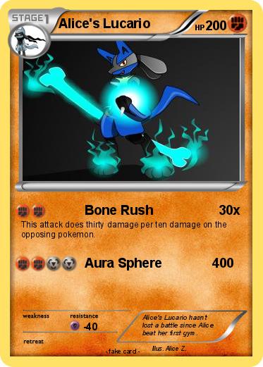 Pokemon Alice's Lucario