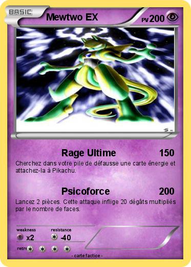 Pokemon Mewtwo EX