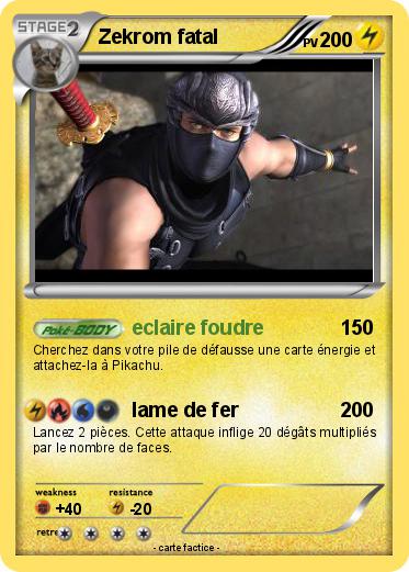 Pokemon Zekrom fatal