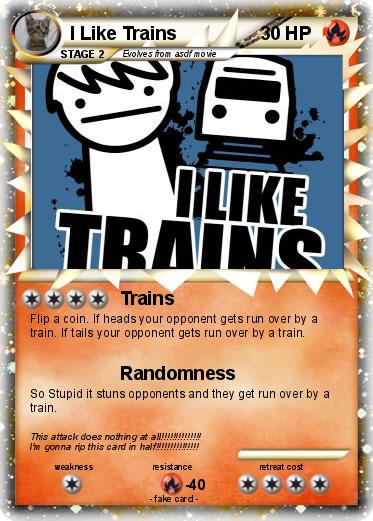 Pokemon I Like Trains