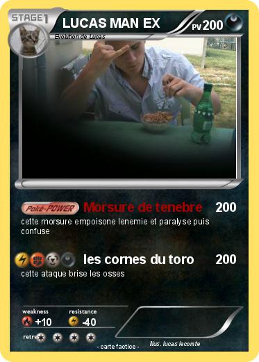 Pokemon LUCAS MAN EX