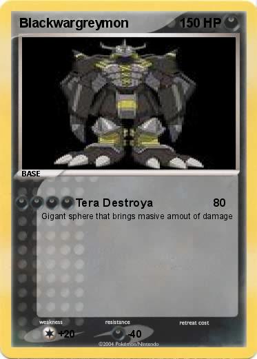 Pokemon Blackwargreymon