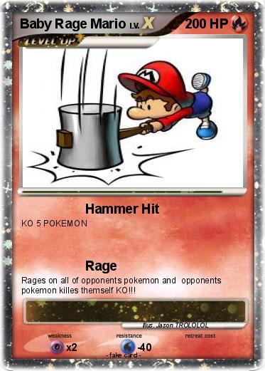 Pokemon Baby Rage Mario
