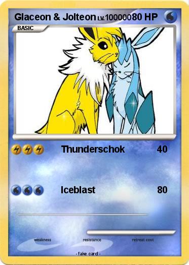 Pokemon Glaceon & Jolteon