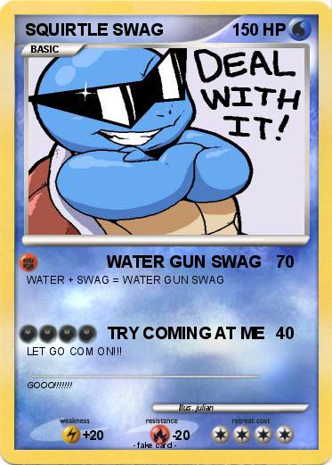 Pokemon SQUIRTLE SWAG