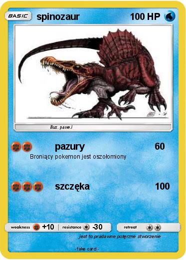 Pokemon spinozaur
