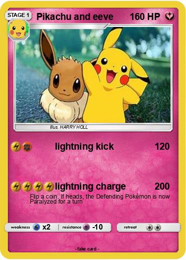 Pokemon Pikachu and eeve
