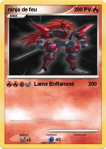 Pokemon ninja de feu