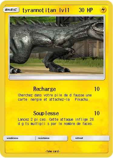 Pokemon tyrannotitan lvl1