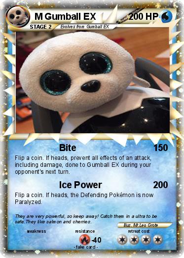 Pokemon M Gumball EX