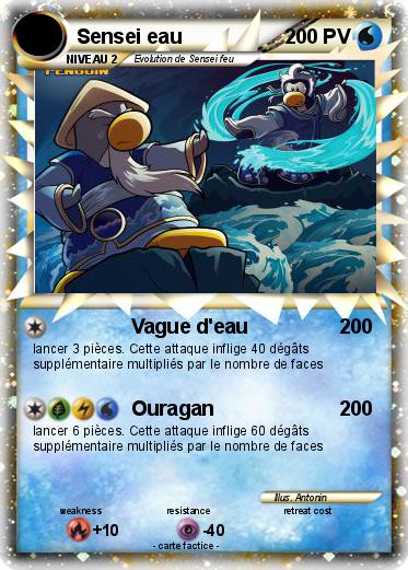 Pokemon Sensei eau