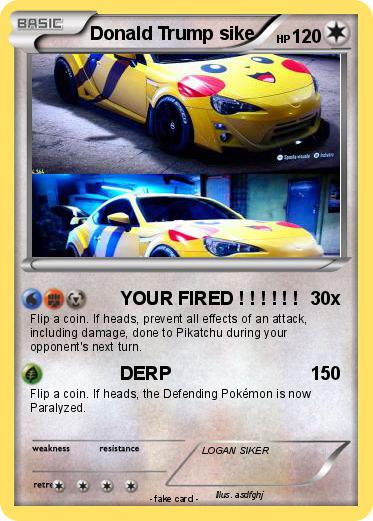 Pokemon Donald Trump sike