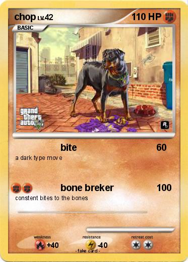 Pokemon chop