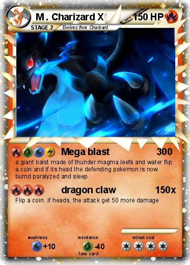 Pokemon M . Charizard X