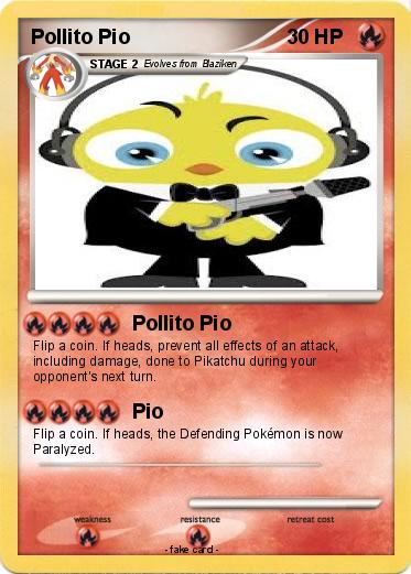 Pokemon Pollito Pio