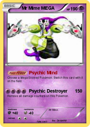 Pokemon Mr Mime MEGA
