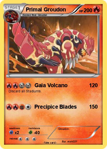 Pokemon Primal Groudon