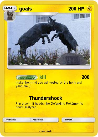 Pokemon goats