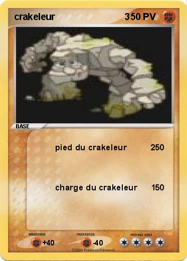 Pokemon crakeleur                           3