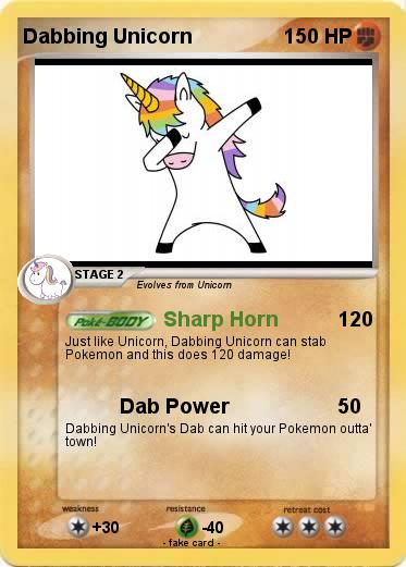 Pokemon Dabbing Unicorn