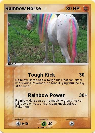 Pokemon Rainbow Horse