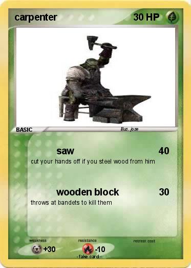 Pokemon carpenter