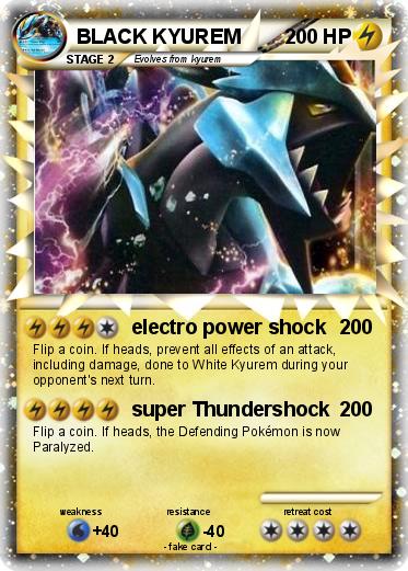 Pokemon BLACK KYUREM
