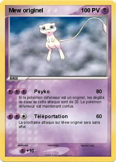 Pokemon Mew originel 