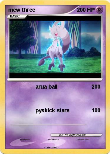 Pokemon mew three