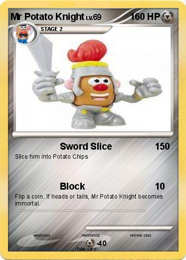 Pokemon Mr Potato Knight