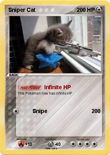 Pokemon Sniper Cat