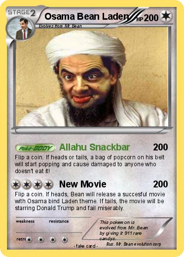 Pokemon Osama Bean Laden