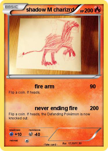 Pokemon shadow M charizrd