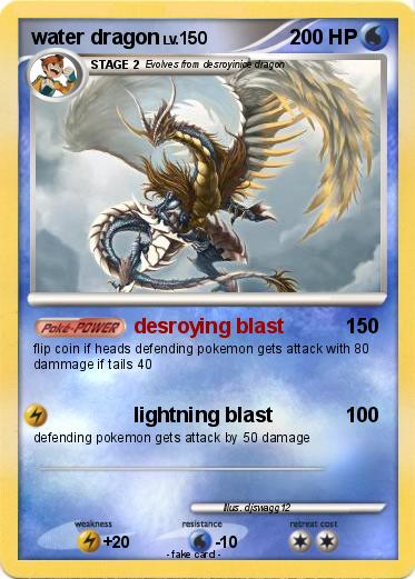 Pokemon water dragon