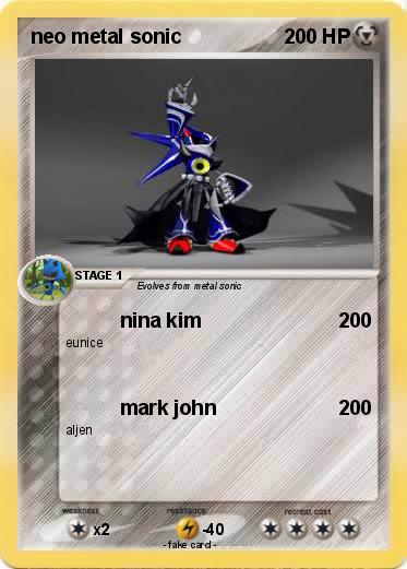 Pokemon neo metal sonic