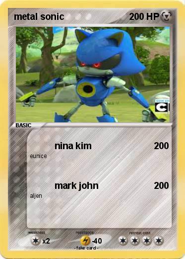 Pokemon metal sonic