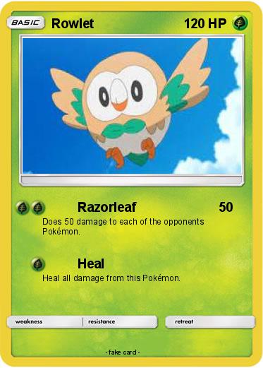 Pokemon Rowlet
