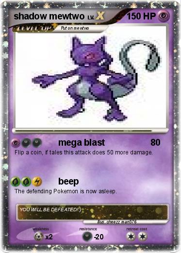 Pokemon shadow mewtwo