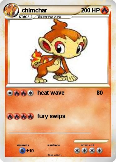 Pokemon chimchar