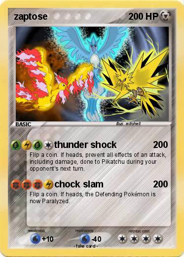 Pokemon zaptose