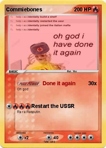 Pokemon Commiebones