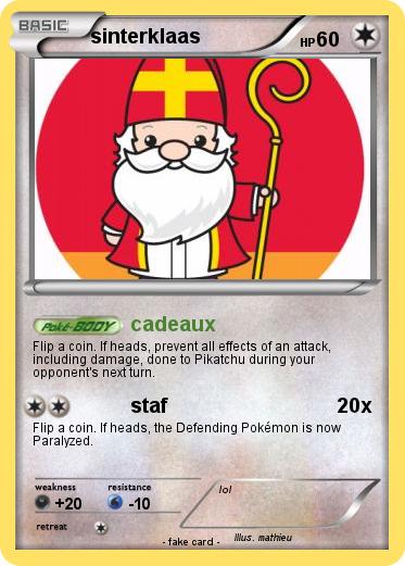 Pokemon sinterklaas