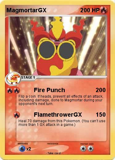 Pokemon MagmortarGX