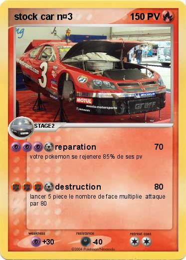 Pokemon stock car n¤3