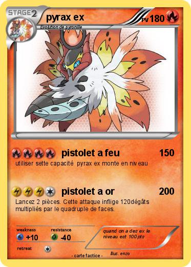 Pokemon pyrax ex