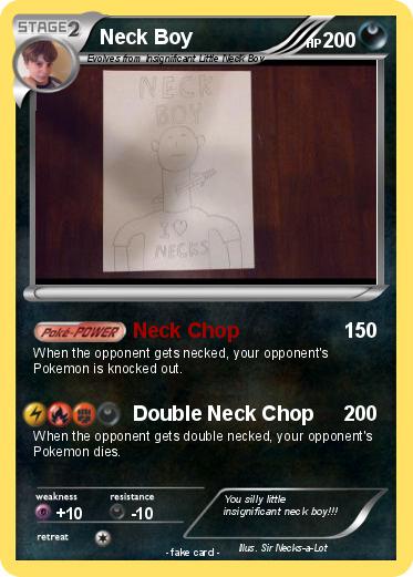 Pokemon Neck Boy